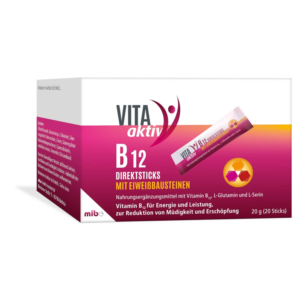 VITA AKTIV B12 Direktsticks mit Eiweißbausteinen 20 St Beutel