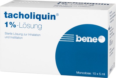 TACHOLIQUIN 1% Lösung für einen Vernebler Monodose 10X5 ml Lösung für einen Vernebler