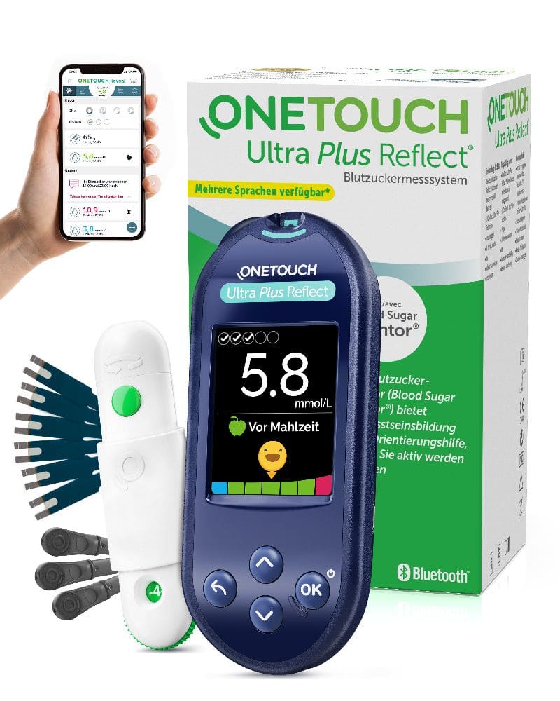 ONETOUCH Ultra Plus Reflect Blutzuckermessgerät mmol/L 1 St