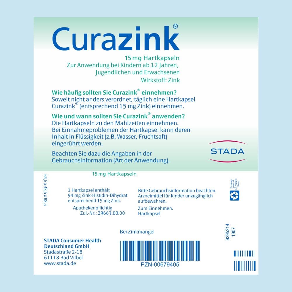Curazink 50 St Hartkapseln