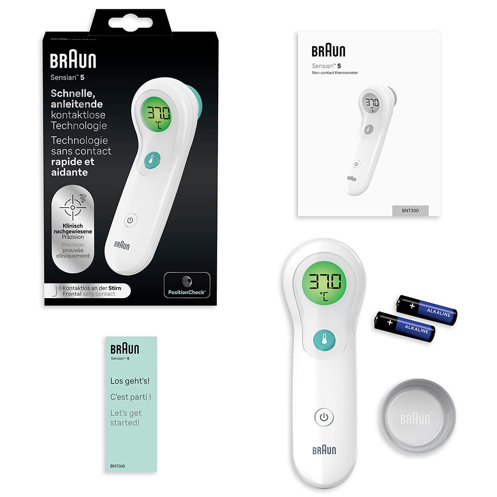 BRAUN No touch+touch Stirnthermometer 1 St