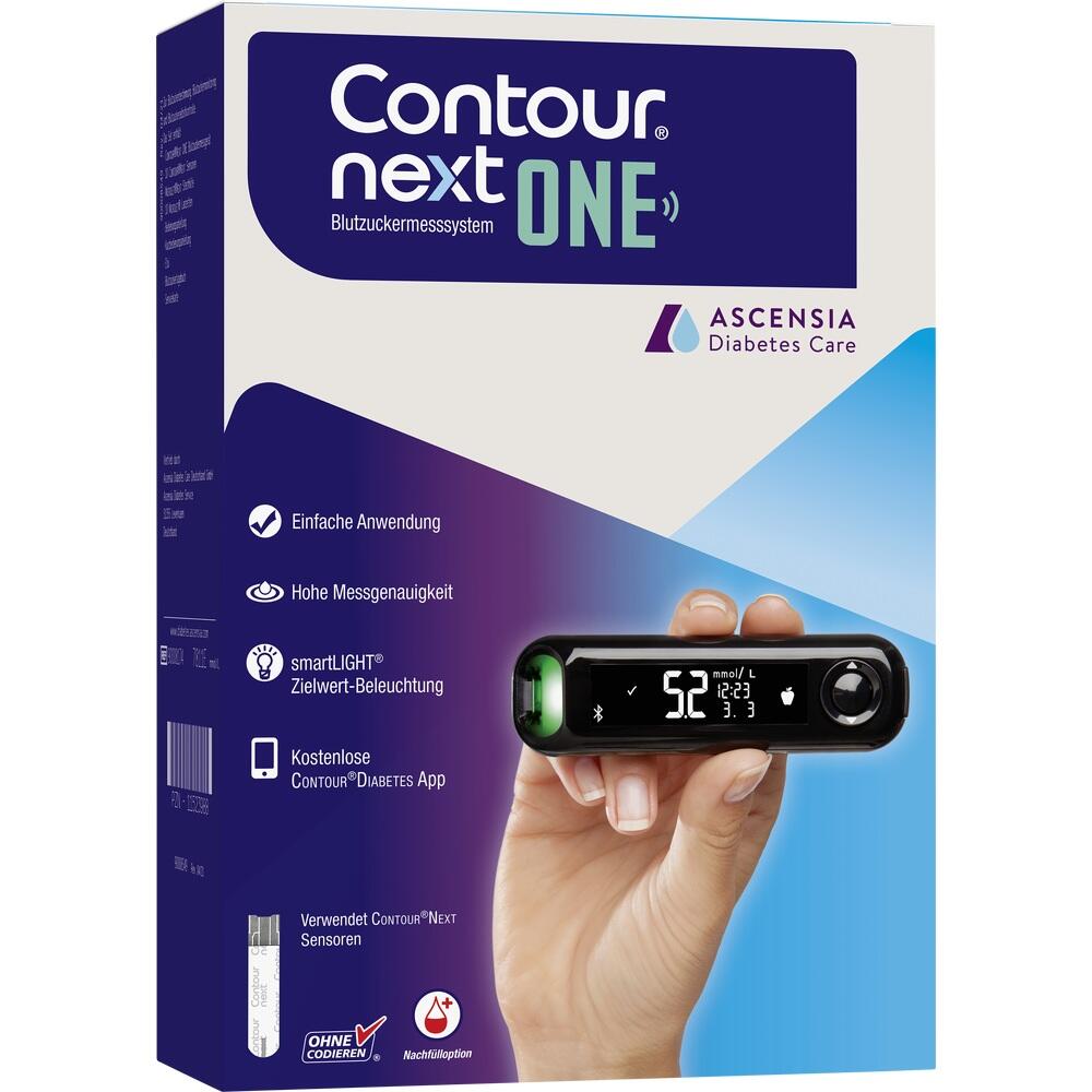 CONTOUR Next One Blutzuckermessgerät Set mmol/l 1 St