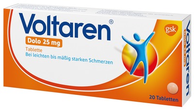 Voltaren Dolo 25 mg 20 St Überzogene Tabletten