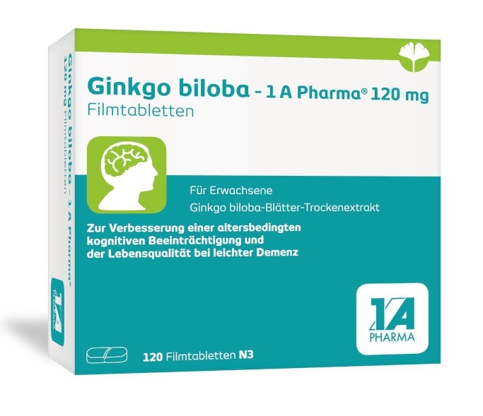 Ginkgo - 1 A Pharma 120 mg 120 St Filmtabletten
