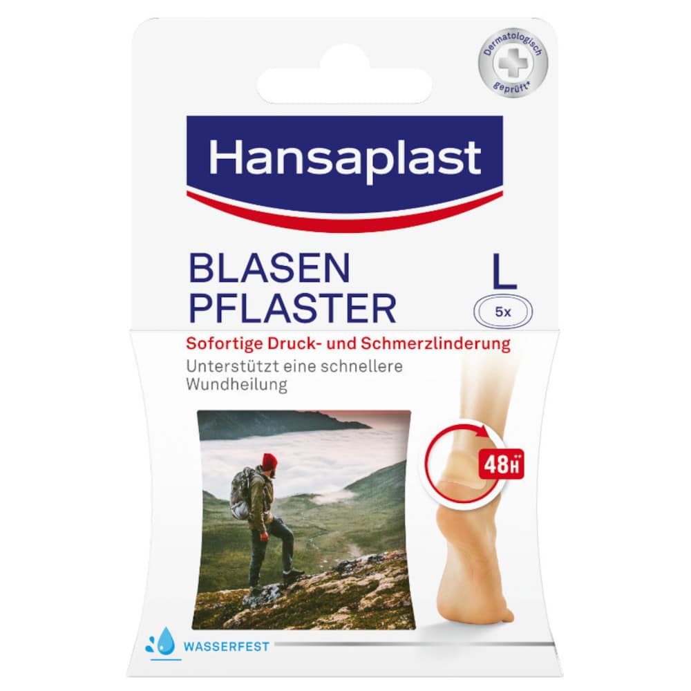 Hansaplast footexpert Blasen-Pflaster groß 5 St Pflaster