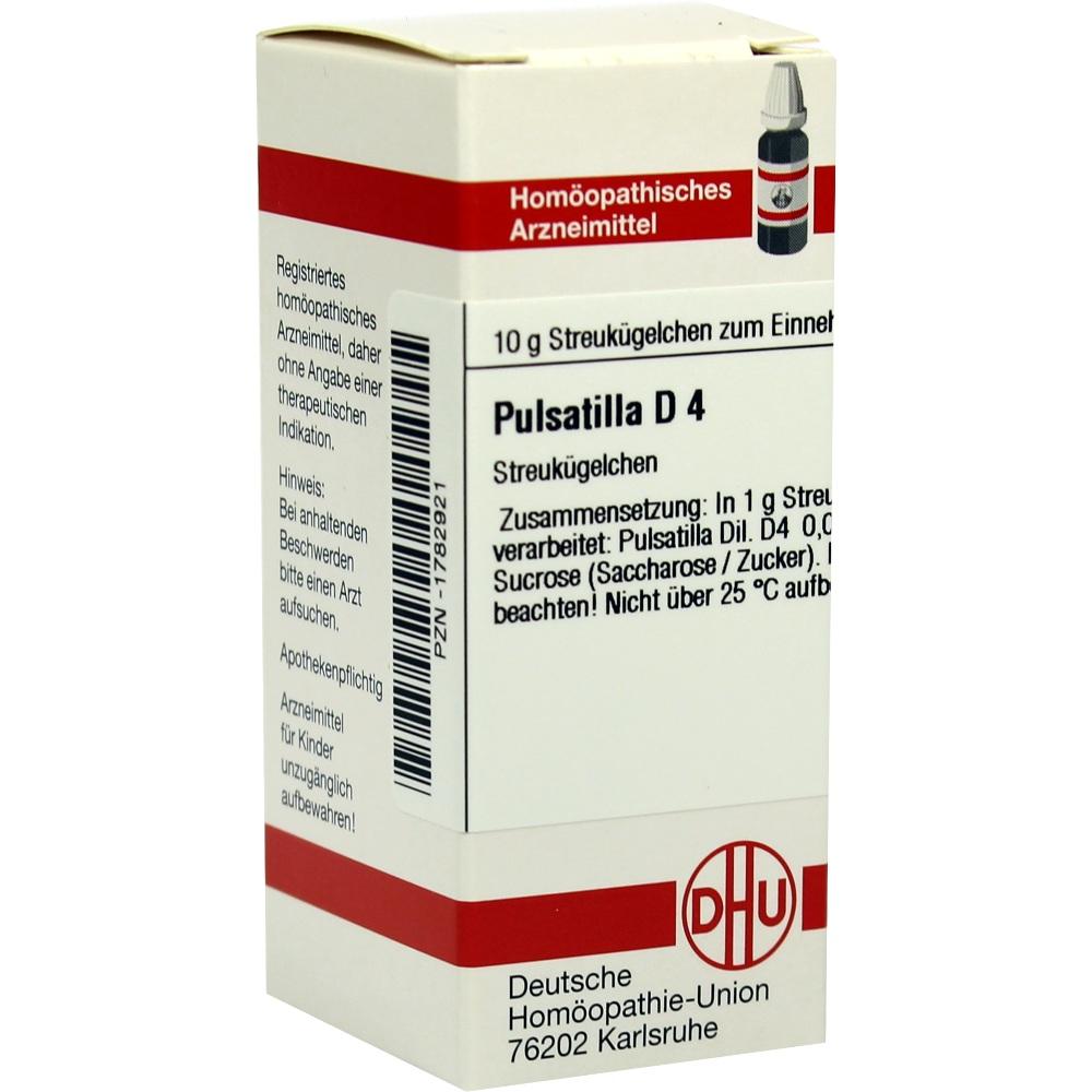 PULSATILLA D 4 Globuli 10 g Globuli