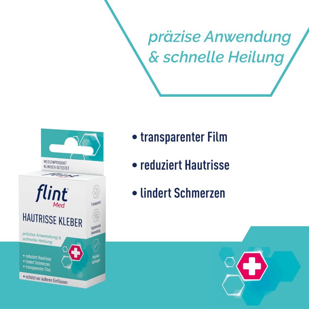 flint Med HAUTRISSE KLEBER 7 ml Flaschen