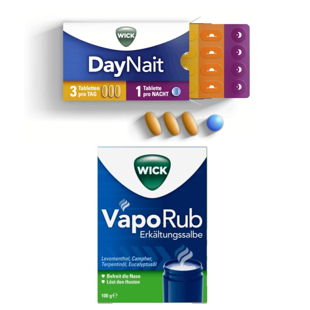 WICK DayNait + VapoRub Set 1 Sparset
