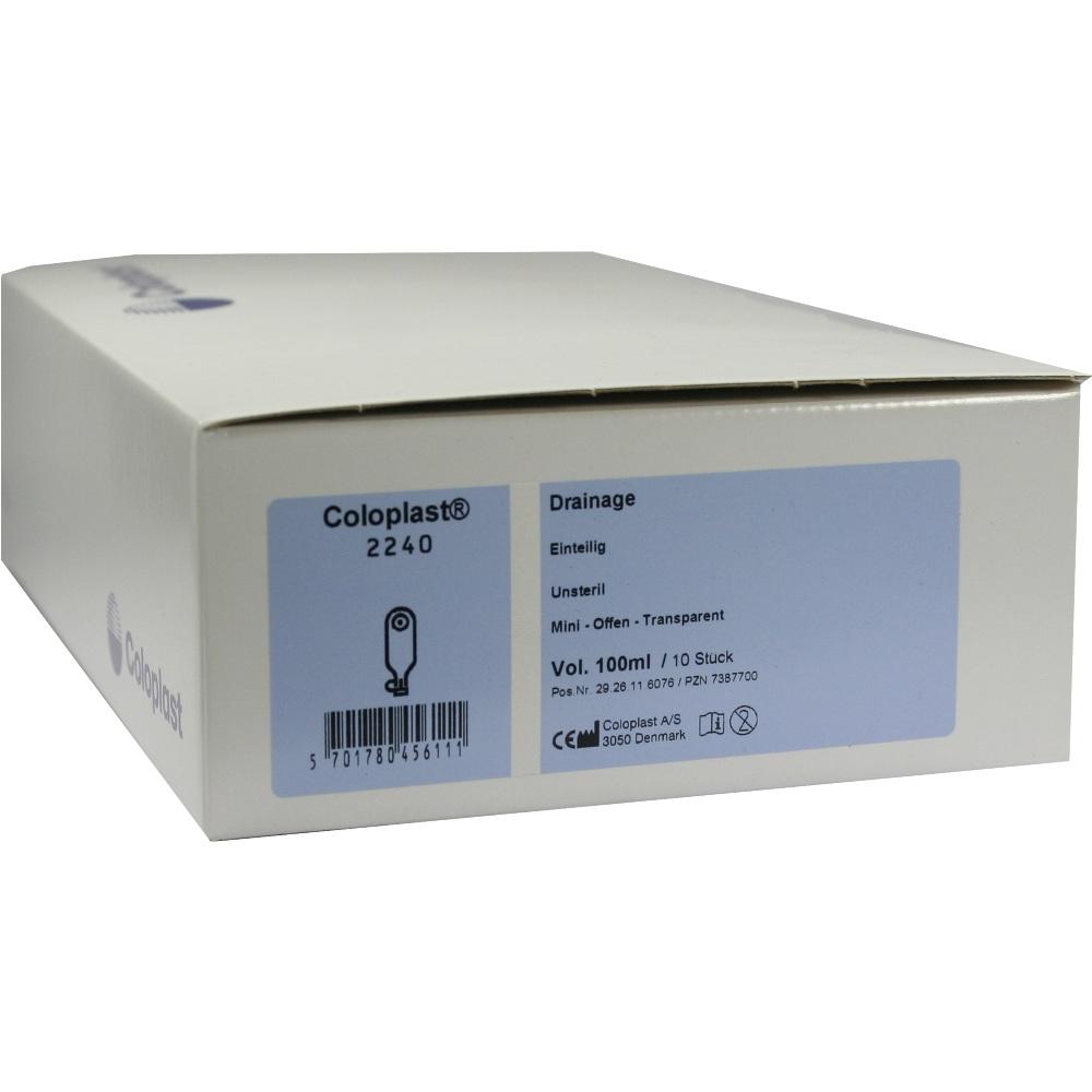 COLOPLAST Drainagebeutel 2240 10 St Beutel