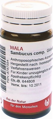 WALA Sambucus comp., Globuli velati 20 g Globuli