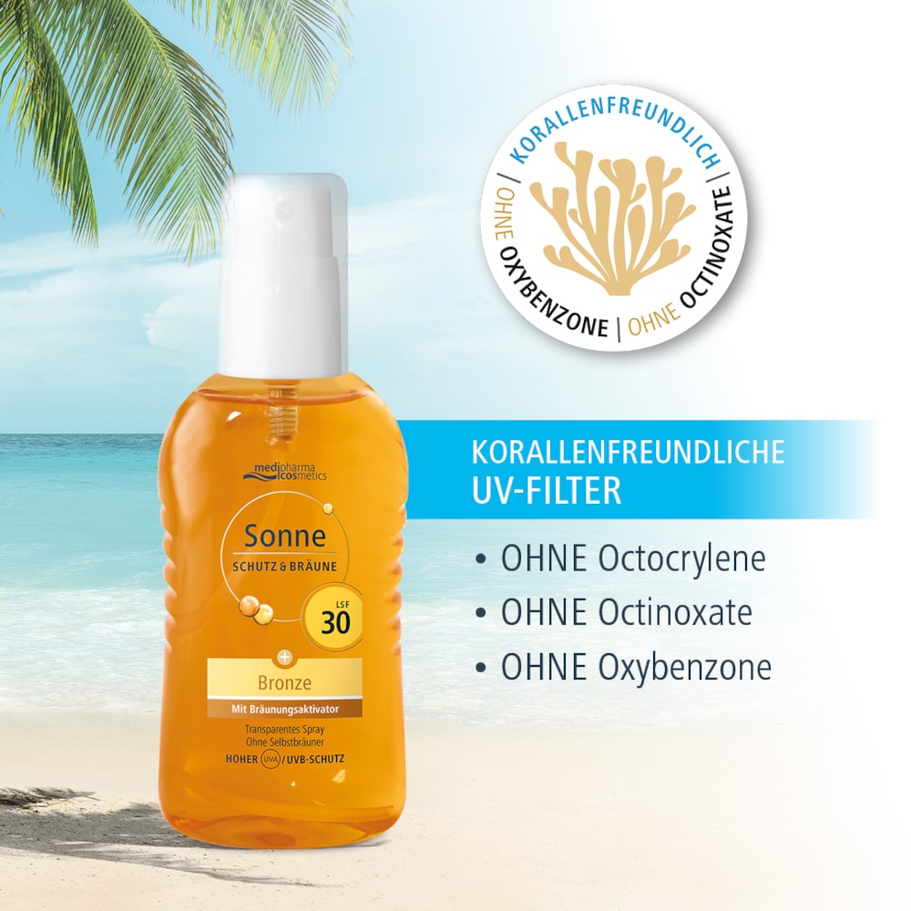 medipharma cosmetics Sonne SCHUTZ & BRÄUNE Bronze LSF 30 Spray 200 ml Spray