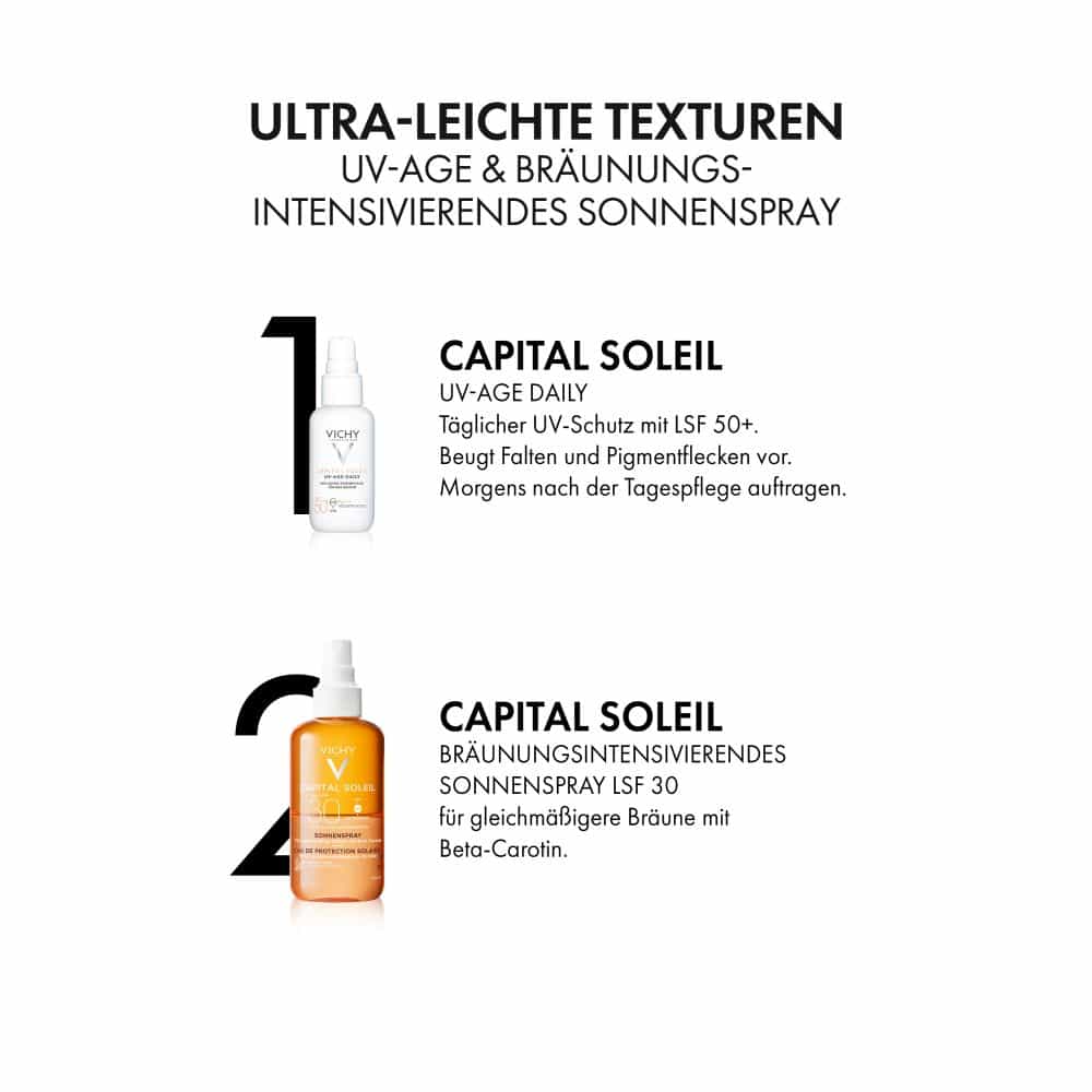 VICHY Ideal Soleil Sonnenspray Braun LSF 30  200 ml Spray