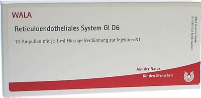 Reticuloendotheliales System Gl D6 Ampullen 10X1 ml Ampullen