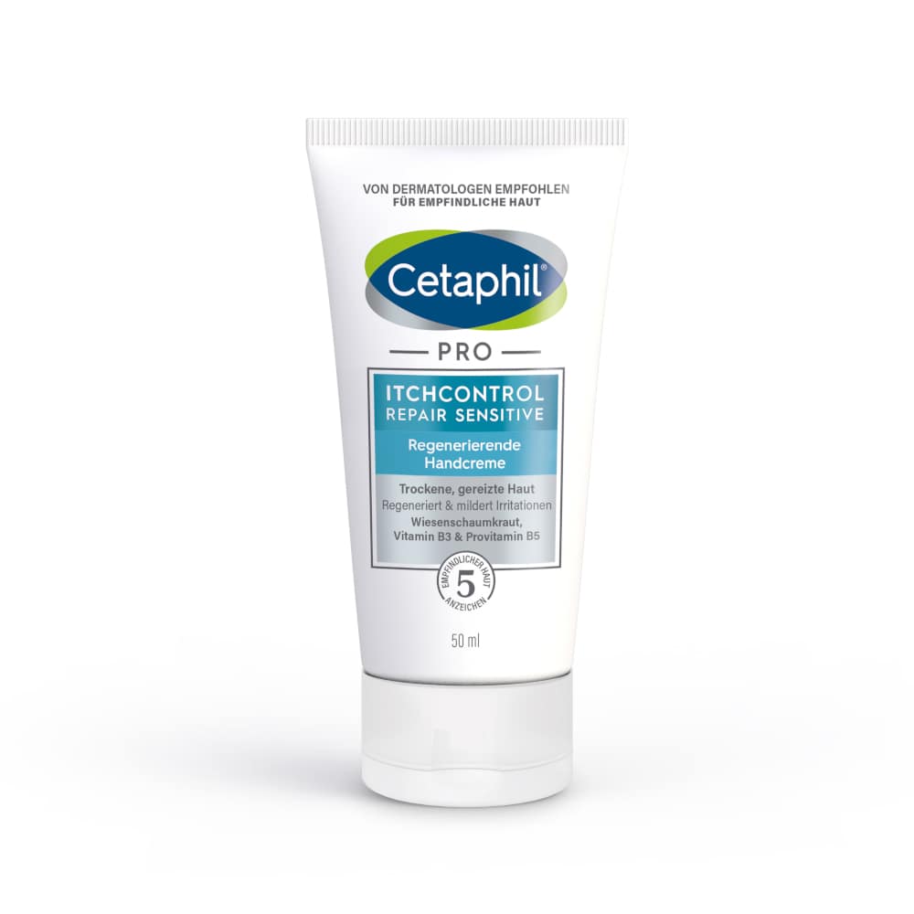 Cetaphil PRO ITCHCONTROL REPAIR SENSITIVE Regenerierende Handcreme 50 ml Creme