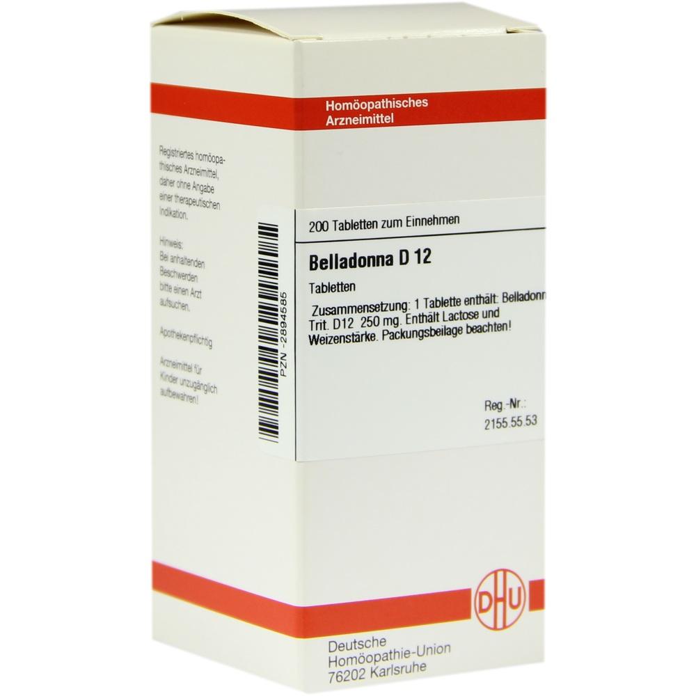 BELLADONNA D 12 Tabletten 200 St Tabletten