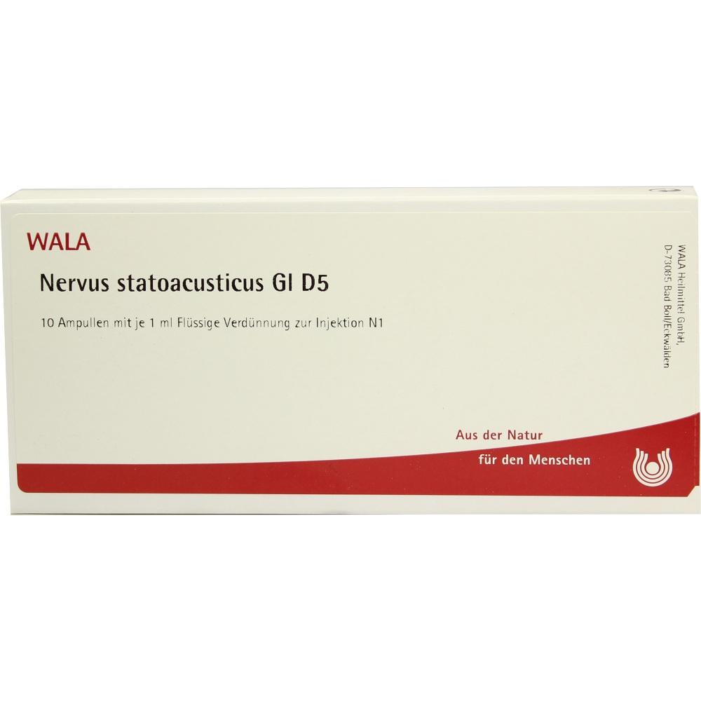 Nervus statoacusticus Gl D5 Ampullen 10X1 ml Ampullen