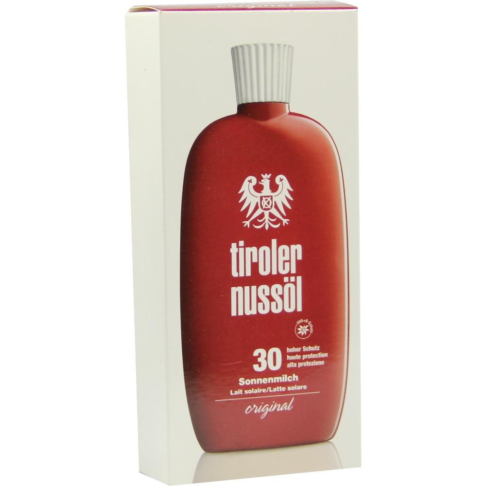 tiroler nussöl original Sonnenmilch wasserfest LSF 30 150 ml Milch