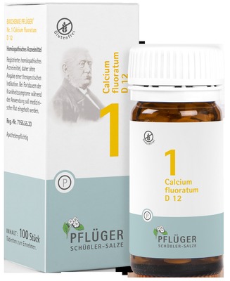 Schüßler-Salz Nr. 1 Calcium fluoratum D12 100 St Tabletten