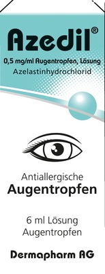Azedil 0,5 mg/ml Augentropfen Lösung 6 ml Augentropfen