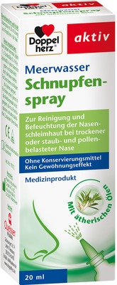 Doppelherz aktiv Meerwasser Schnupfenspray 20 ml Spray