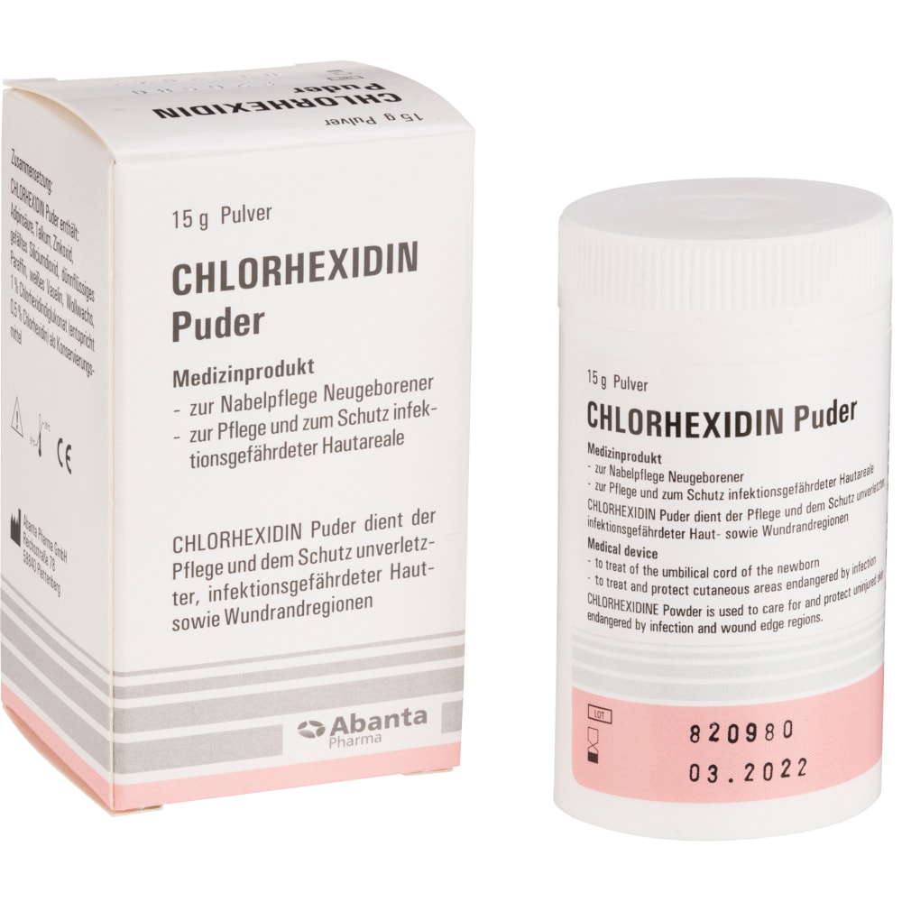 CHLORHEXIDIN Puder 15 g Puder