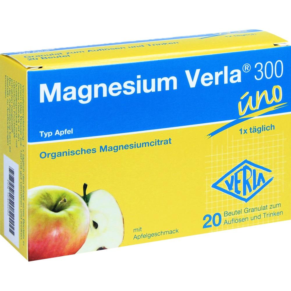 Magnesium Verla 300 uno Typ Apfel 20 St Granulat