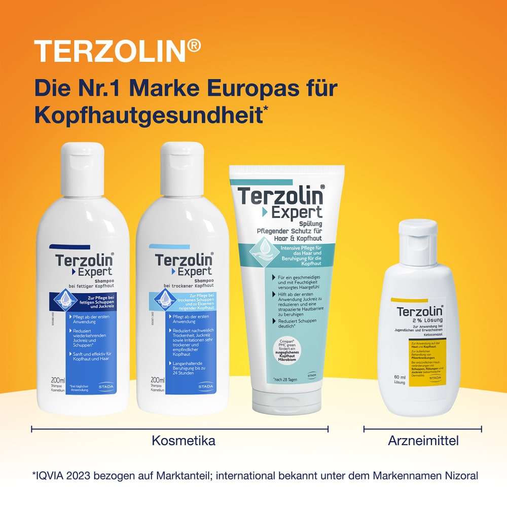 TERZOLIN Expert Schuppen-Shampoo bei fettiger Kopfhaut 200 ml Shampoo