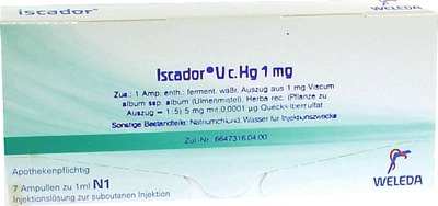 ISCADOR U c.Hg 1 mg Injektionslösung 7X1 ml Injektionslösung