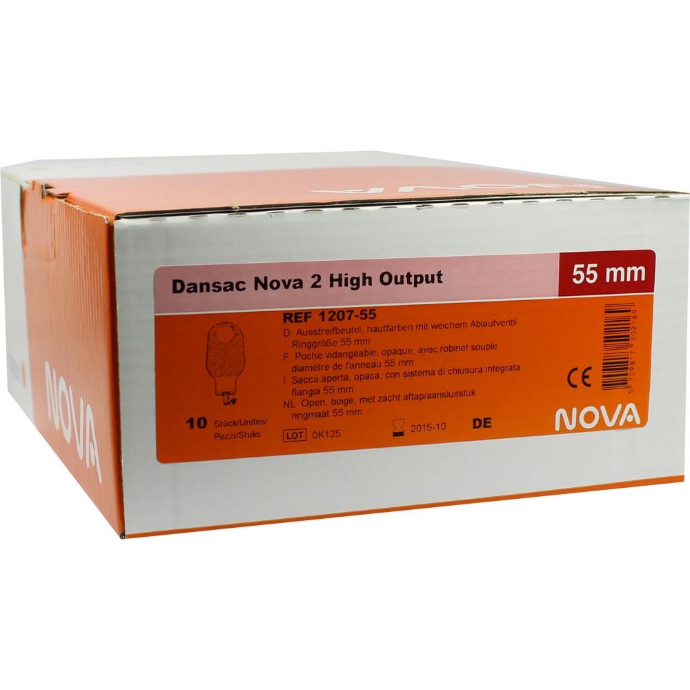 DANSAC Nova 2 High Output Drainageb.2t.RR55 haut 10 St Beutel