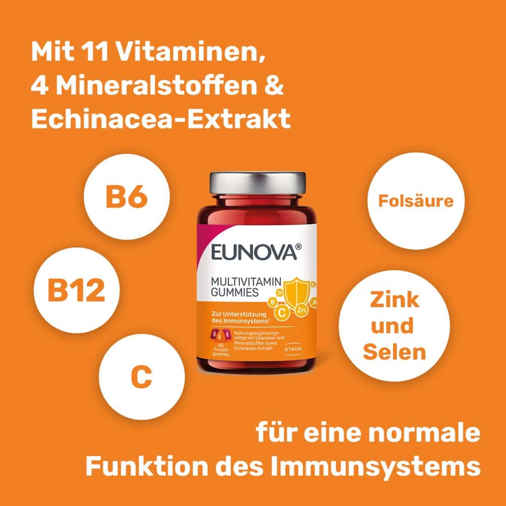 EUNOVA MULTIVITAMIN GUMMIS 60 St Bonbons