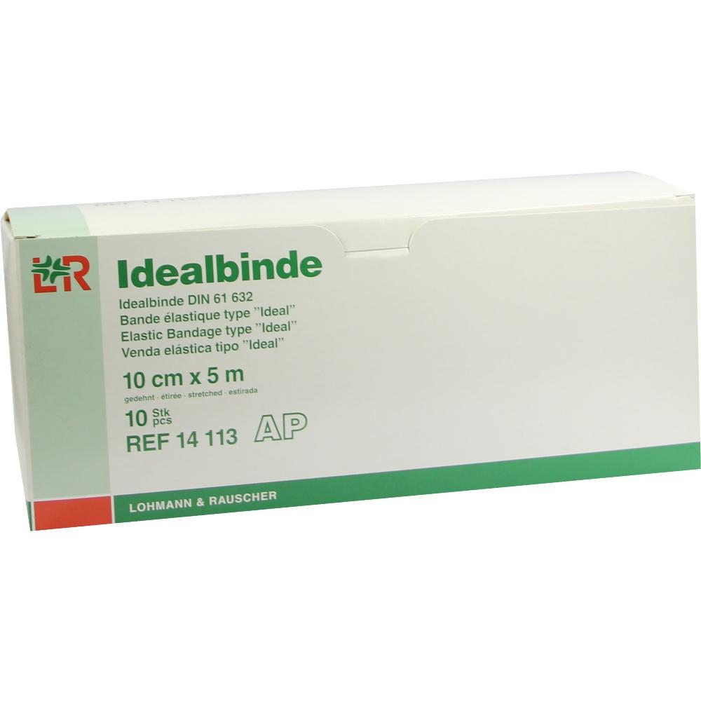 IDEALBINDE Lohmann 10 cm x 5m mit Schlingkanten 10 St Binden