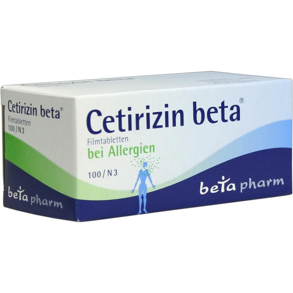 Cetirizin beta 100 St Filmtabletten