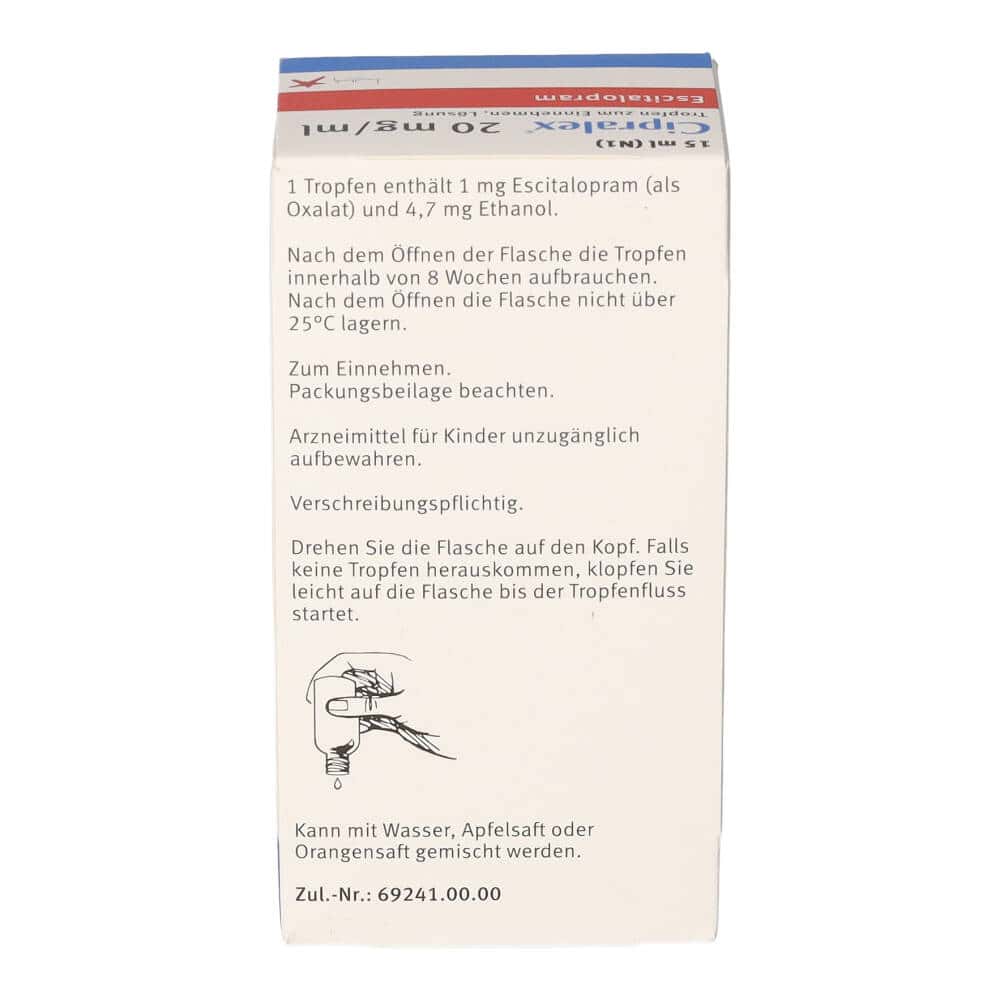 CIPRALEX 20mg/ml 15 ml Tropfen zum Einnehmen
