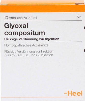 GLYOXAL compositum Ampullen 10 St Ampullen