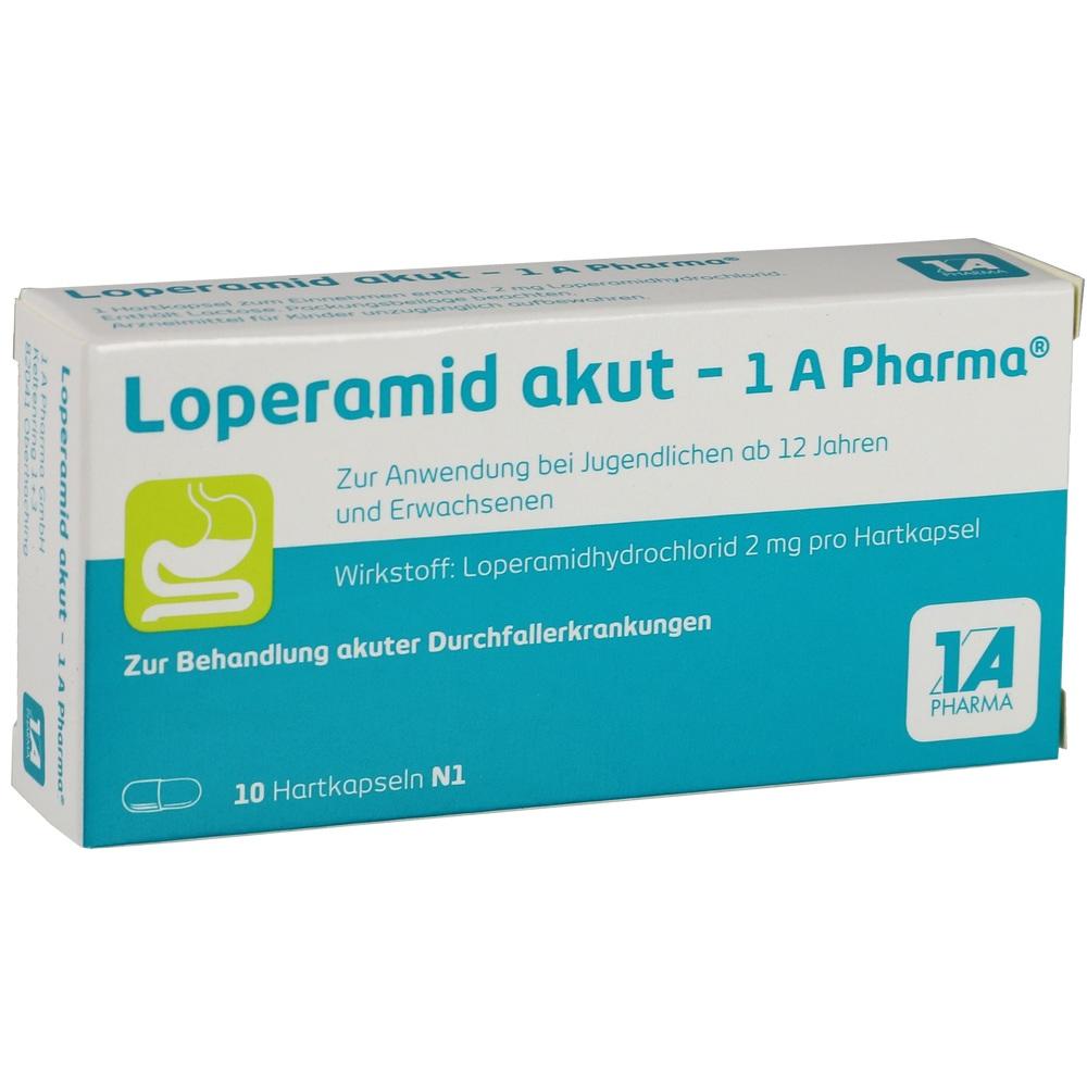 Loperamid akut - 1A Pharma 10 St Hartkapseln