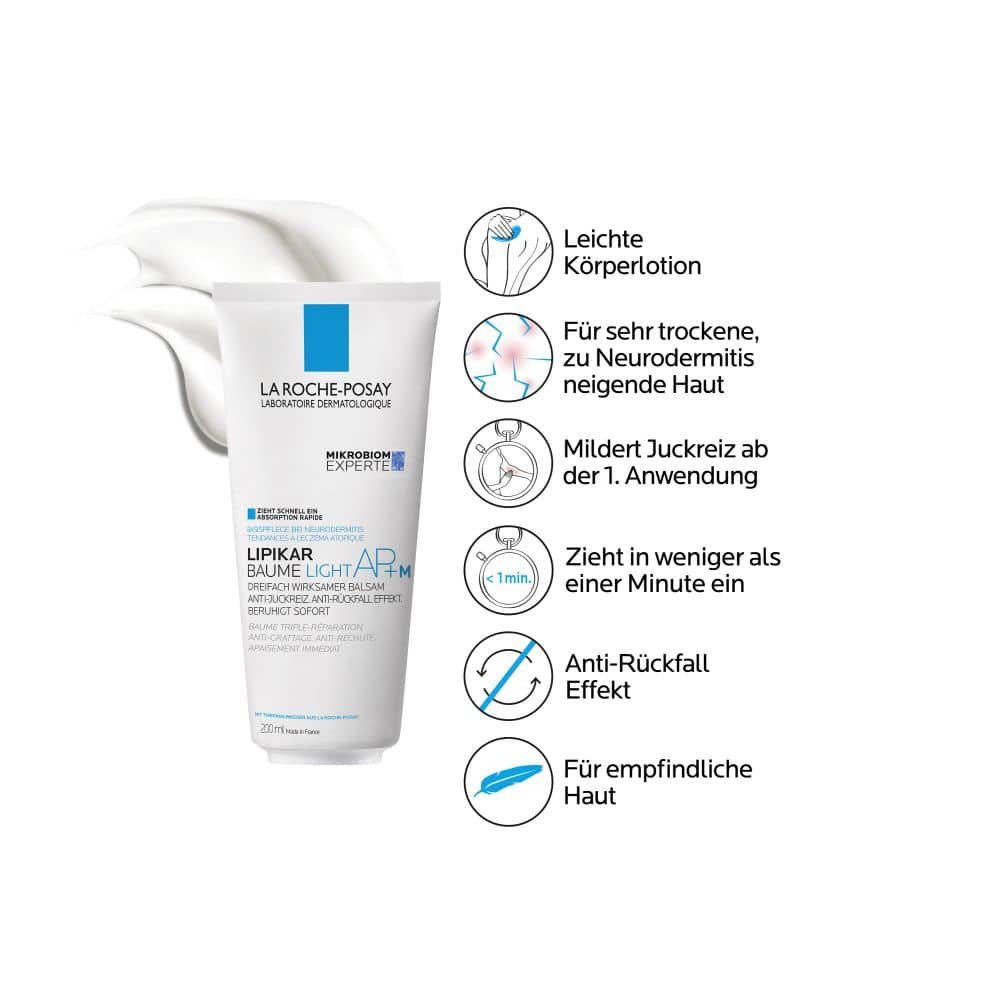 LA ROCHE-POSAY LIPIKAR BAUME LIGHT AP+M 200 ml Lotion