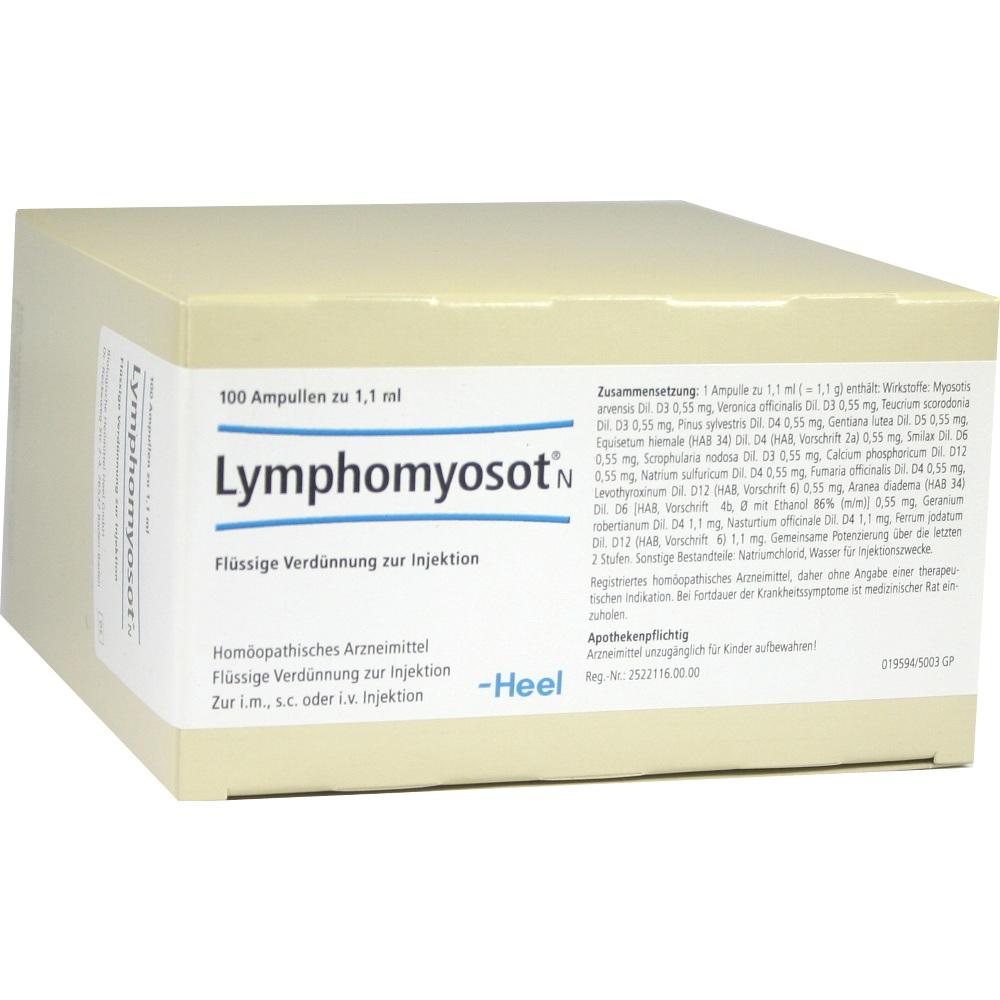 LYMPHOMYOSOT N Ampullen 100 St Ampullen