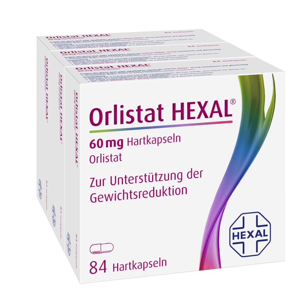 Orlistat HEXAL 60mg 3X84 St Hartkapseln