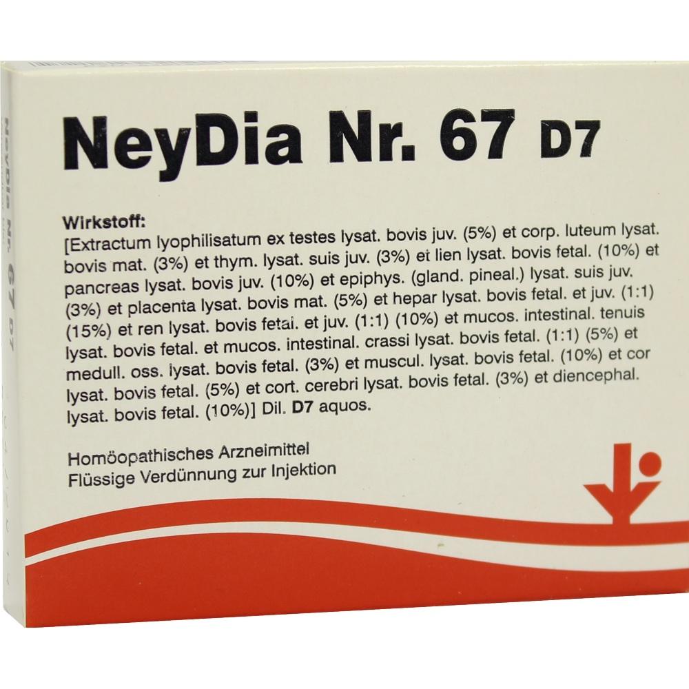 NEYDIA Nr.67 D 7 Ampullen 5X2 ml Ampullen
