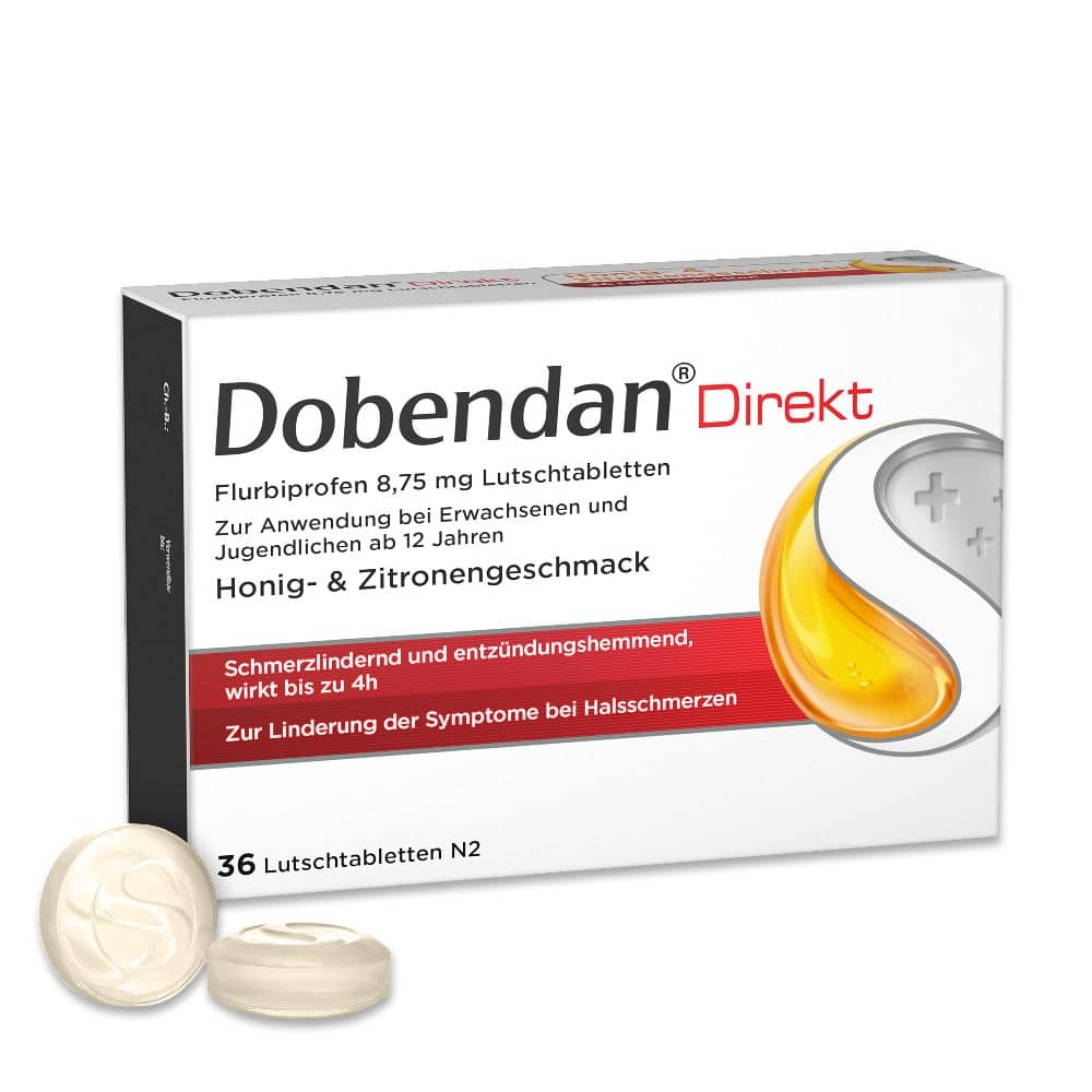 Dobendan Direkt - bei Halsschmerzen 36 St Lutschtabletten