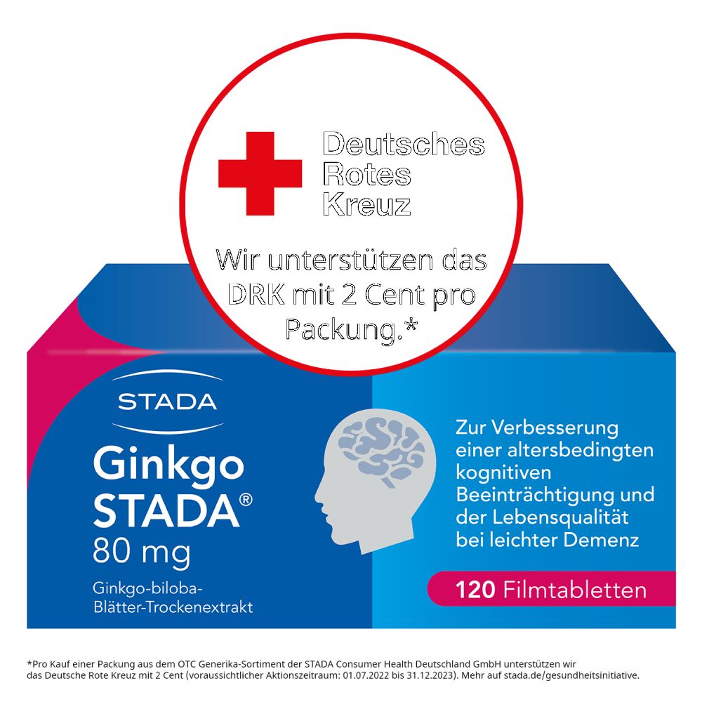 Ginkgo STADA 80mg 120 St Filmtabletten