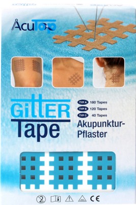 GITTER Tape AcuTop Akupunkturpflaster 2x3 cm blau 180 St Pflaster