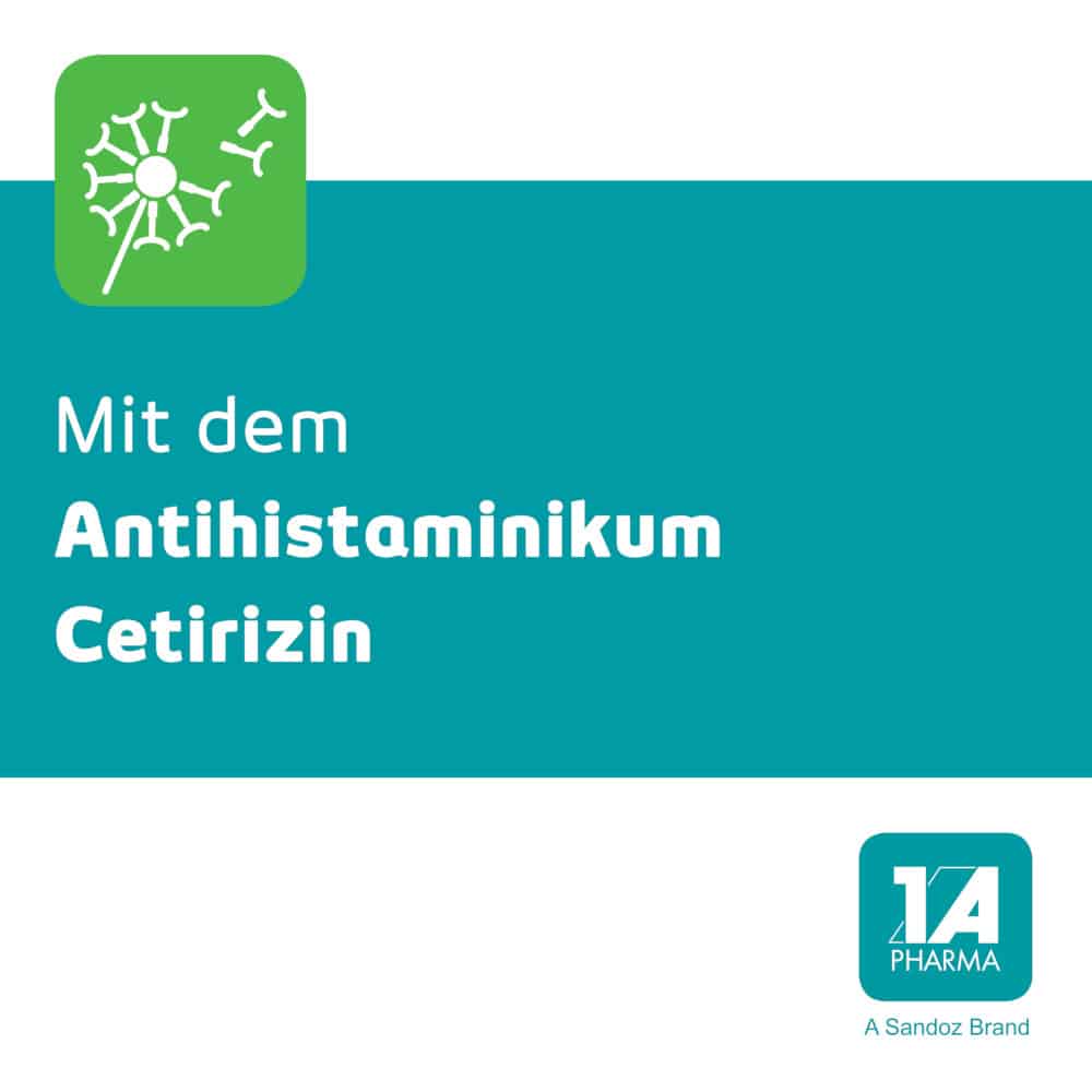 Cetirizin 10 - 1A Pharma 100 St Filmtabletten