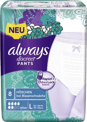 always discreet PANTS plus L  8 St Binden