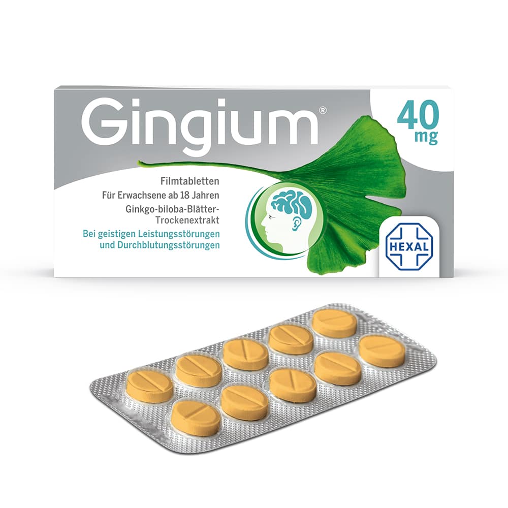 Gingium 40mg 30 St Filmtabletten