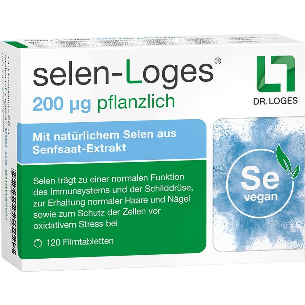 selen-Loges 200µg pflanzlich 120 St Filmtabletten