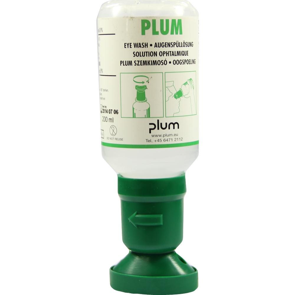PLUM NaCl Augenspüllösung m.Augenschale 200 ml Augenbad