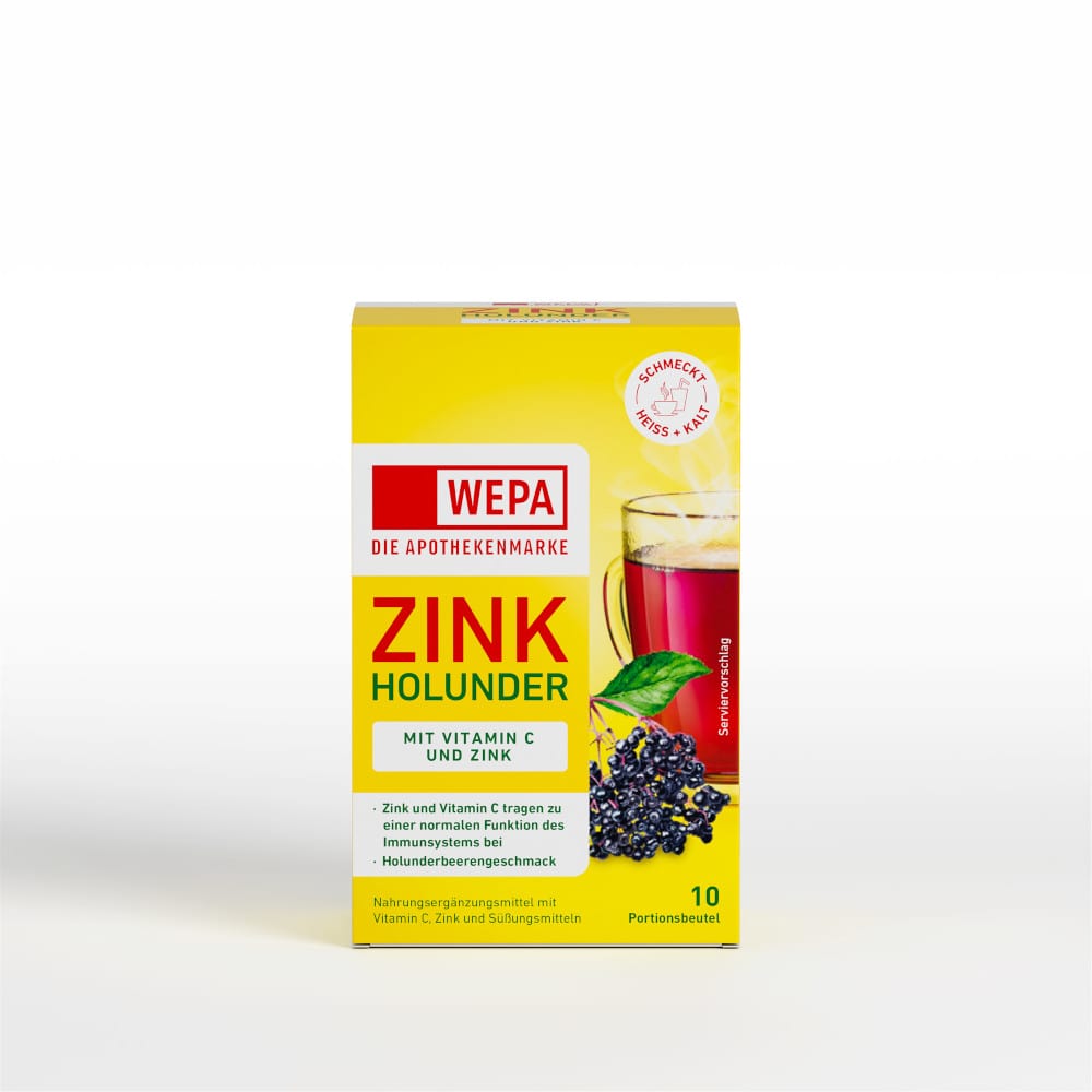 WEPA ZINK HOLUNDER 10X10 g Pulver