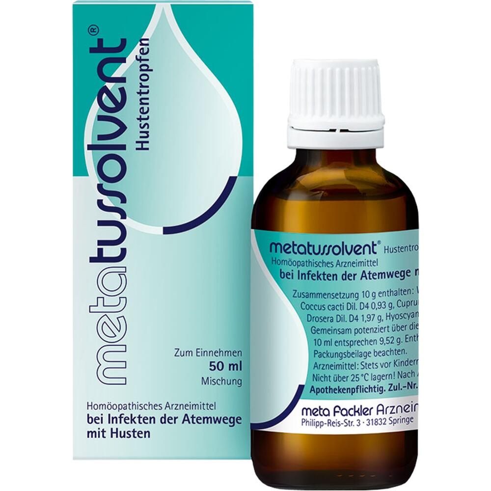 Metatussolvent Hustentropfen 50 ml Mischung