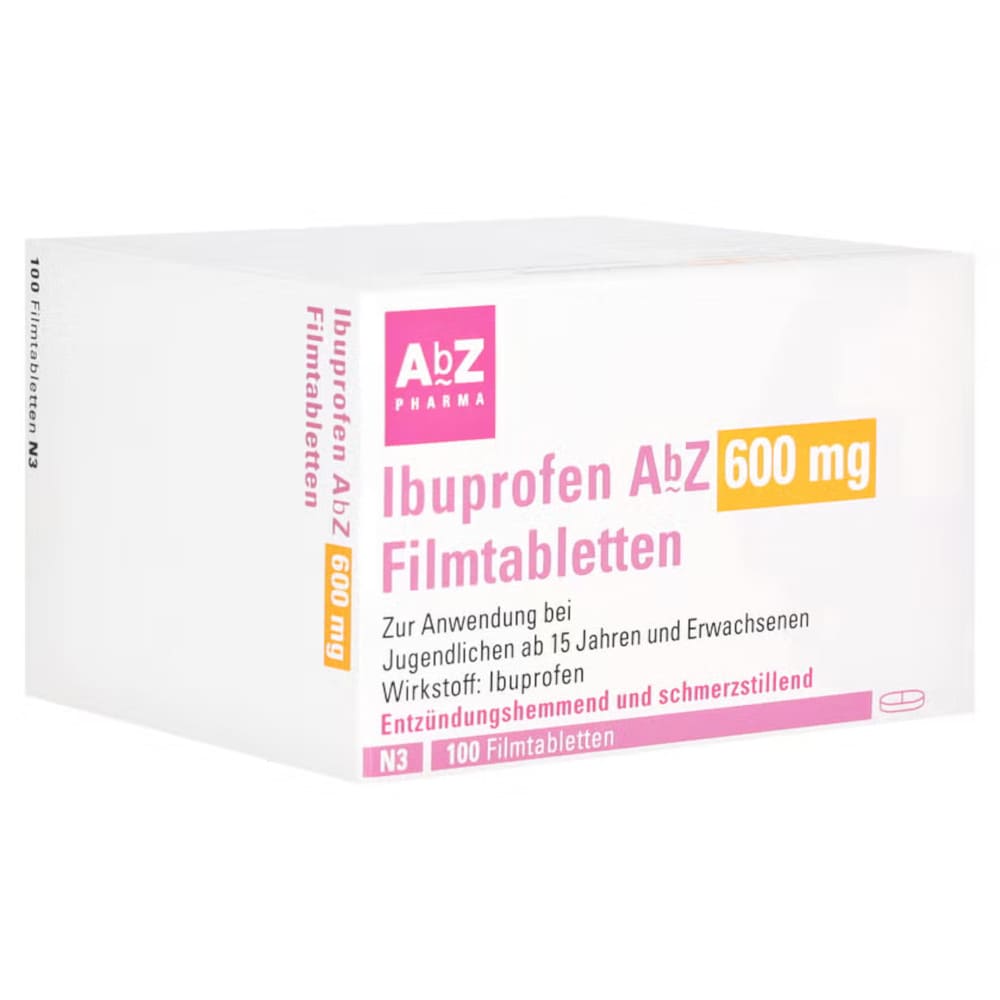 Ibuprofen AbZ 600mg 100 St Filmtabletten